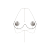 Прикраса на груди Obsessive Kisselie jewelry bra
