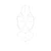 Прикраса на груди Obsessive Lyxa jewelry bra