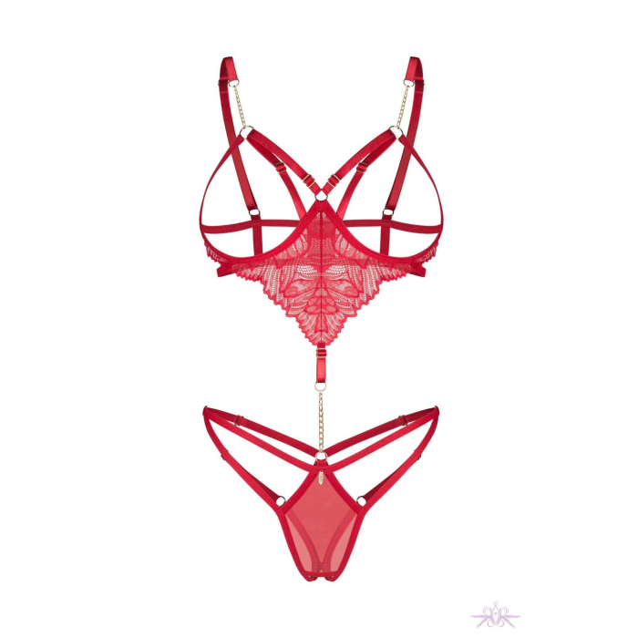 Боді Obsessive Matildea crotchless teddy S/M