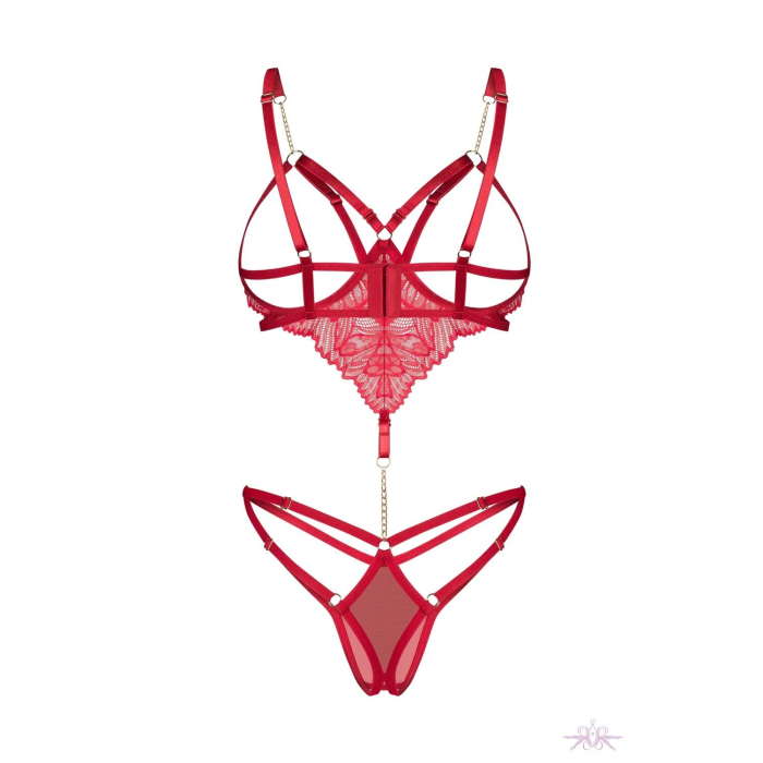 Боді Obsessive Matildea crotchless teddy S/M