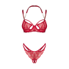 Комплект Obsessive Matildea 2-pcs crotchless set S/M