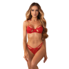 Комплект Obsessive Matildea 2-pcs crotchless set 2XL/3XL