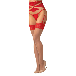 Панчохи Obsessive Matildea stockings 2XL/3XL
