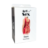 Лакована сукня на шнурівці Art of Sex - Demi, колір червоний, XS-M