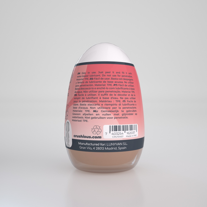 Мастурбатор-яйце, рот CRUSHIOUS EZY EGG THE Mouth, реалістичний