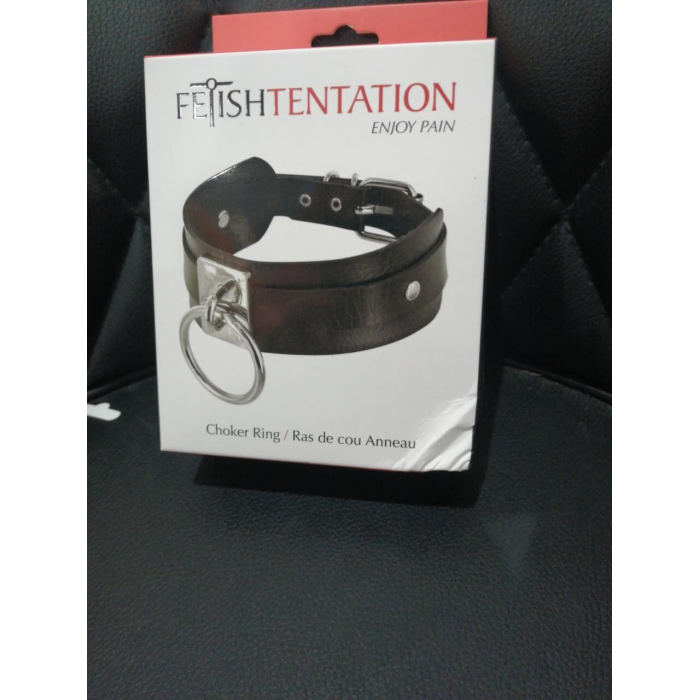 Нашийник з кільцем Fetish Tentation Choker Ring (м'яте паковання!!!)