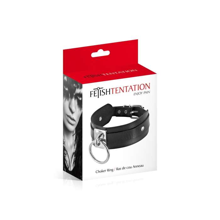 Нашийник з кільцем Fetish Tentation Choker Ring (м'яте паковання!!!)