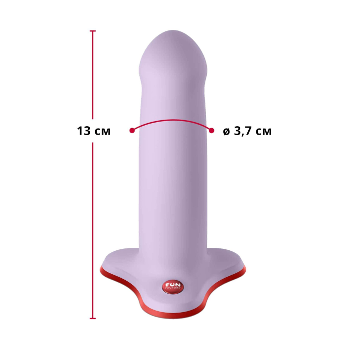 Фалоімітатор Fun Factory AMOR Purple, довжина 14,6 см, діаметр 3,7 см, вигнутий