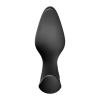 Анальна пробка Fun Factory BOOTIE FEM Black, у вигляді бутона, діаметр 2,9 см, тонкий обмежувач