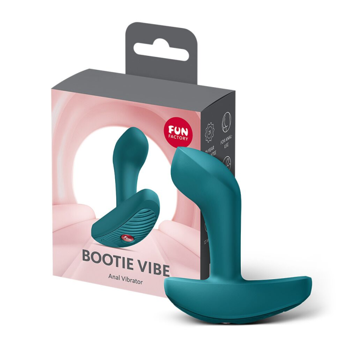 Анальна пробка Fun Factory Bootie Vibe Bottle Green