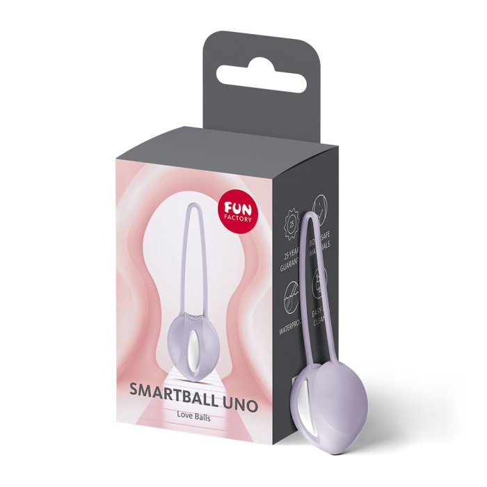 Вагінальна кулька Fun Factory SMARTBALL UNO Purple, одинарна, діаметр 3,6 см