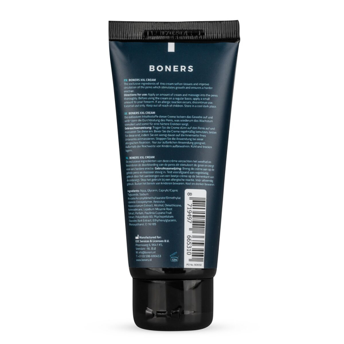 Крем для ерекції та збільшення члена Boners Penis XXL Cream (100 мл) (м'яте паковання!!!)