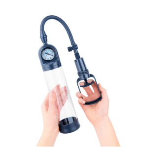Вакуумна помпа для пеніса Boners Penispump With Pressure Gauge