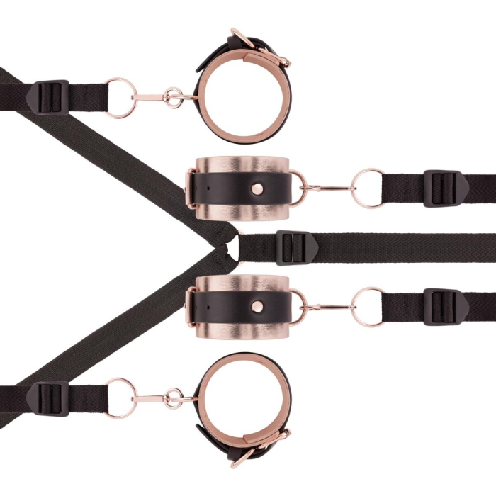 Фіксатор рук і ніг для ліжка Rosy Gold - Under-Mattress Restraint Set