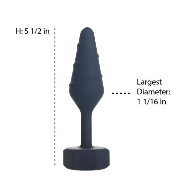 Анальна пробка Lux Active Twist Plug Small Blue
