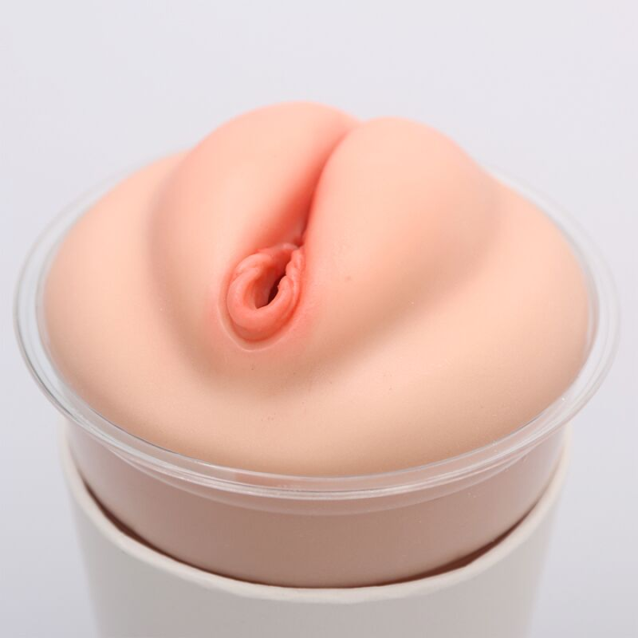 Мастурбатор-вагіна Naked Factory Cup Sleeve V–1, наскрізний