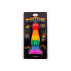 Анальна пробка TOY JOY Fun Stuffer, L, різнокольорова, 12,5 × 3,3 см