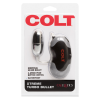 Вібратор-яйце з дротовим пультом COLT Xtreme, сріблястий, 5,7 × 2,5 см