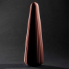 Вібратор для клітора Sweet Em Cone у формі конуса, ребристий, фіолетовий, 12,8 × 3,8 см