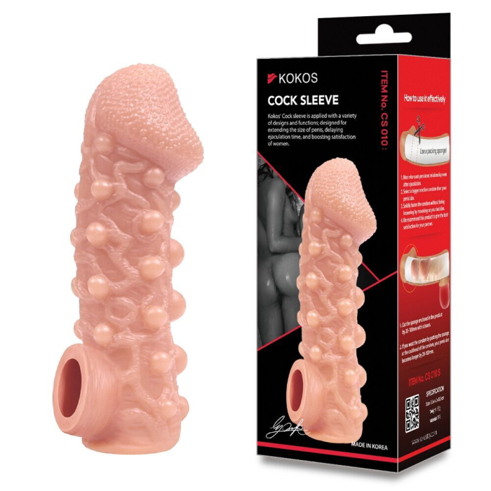 Насадка на член Kokos Cock Sleeve CS 010 L (м'ята упаковка!!!)