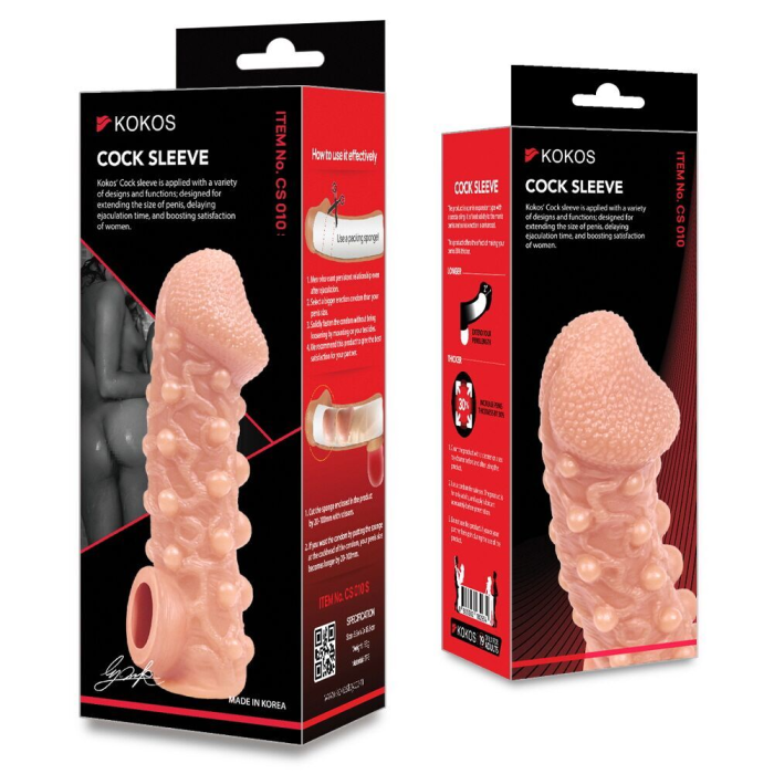 Насадка на член Kokos Cock Sleeve CS 010 L (м'ята упаковка!!!)