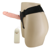 Страпон порожнистий (фалопротез) з вібрацією Baile Vibrating Strap On, беж, 19 × 4 см