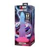 Фалоімітатор силіконовий Power Monsters Void Python на присосці, фіолетовий, 4 см х 20.5 см