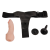 Страпон на трусиках BAILE Ultra Cyberskin Penis, реалістичний, 16 × 3,3 см