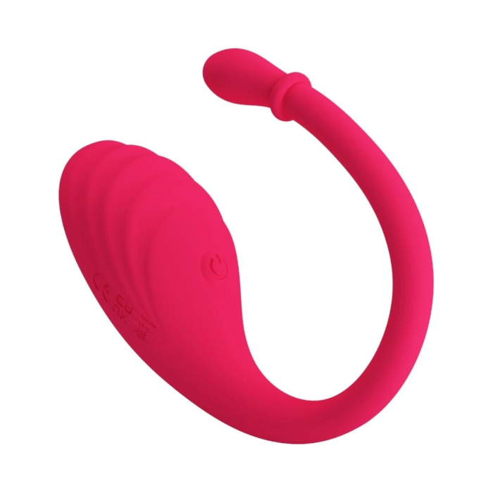 Віброяйце Romance Undine Vibro-Bullet силіконове, з додатком, рожеве, 20,5 х 3,4 см