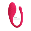 Віброяйце Romance Undine Vibro-Bullet силіконове, з додатком, рожеве, 20,5 х 3,4 см
