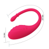 Віброяйце Romance Undine Vibro-Bullet силіконове, з додатком, рожеве, 20,5 х 3,4 см