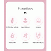 Мини вибратор-кролик Pretty Love Elivia, розовый, 17,2 х 3,4 см