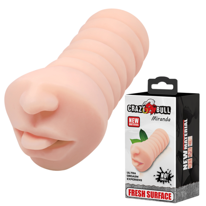 Мастурбатор рот реалістичний CRAZY BULL Miranda, 16,6 × 7,5 см
