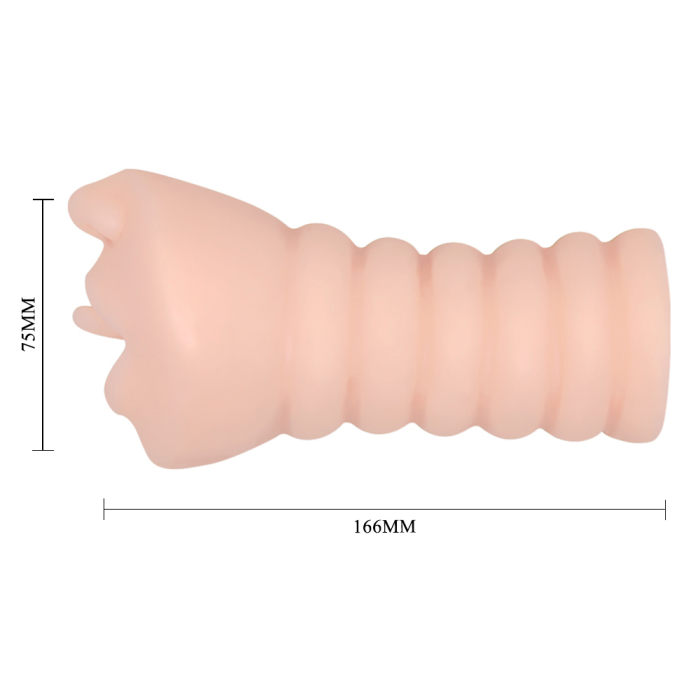Мастурбатор рот реалістичний CRAZY BULL Miranda, 16,6 × 7,5 см