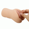 Мастурбатор вагіна Crazy Bull Eliana, бежева, 16.5 х 9.5 см