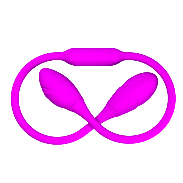 Гнучкий вібростимулятор для пар PRETTY LOVE Dream Lover's Whip, фіолетовий, 65.5 х 3.2 см
