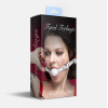 Кляп силіконовий Feral Feelings Silicon Ball Gag White/White, білий ремінець, біла кулька