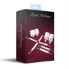 Набір для БДСМ Feral Feelings BDSM Kit 3 White, наручники, поножі, хрестовина