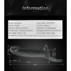 Страпон реалістичний порожнистий PRETTY LOVE London, чорний, 25 х 4.5 см
