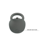 Ерекційне віброкільце PRETTY LOVE Master Ring зі стимулятором клітора з язичком, сіре, 8 х 4 см
