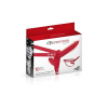 Подвійний страпон з вібрацією Fetish Tentation Vibrating Strap-On Red (м'яте паковання!!!)
