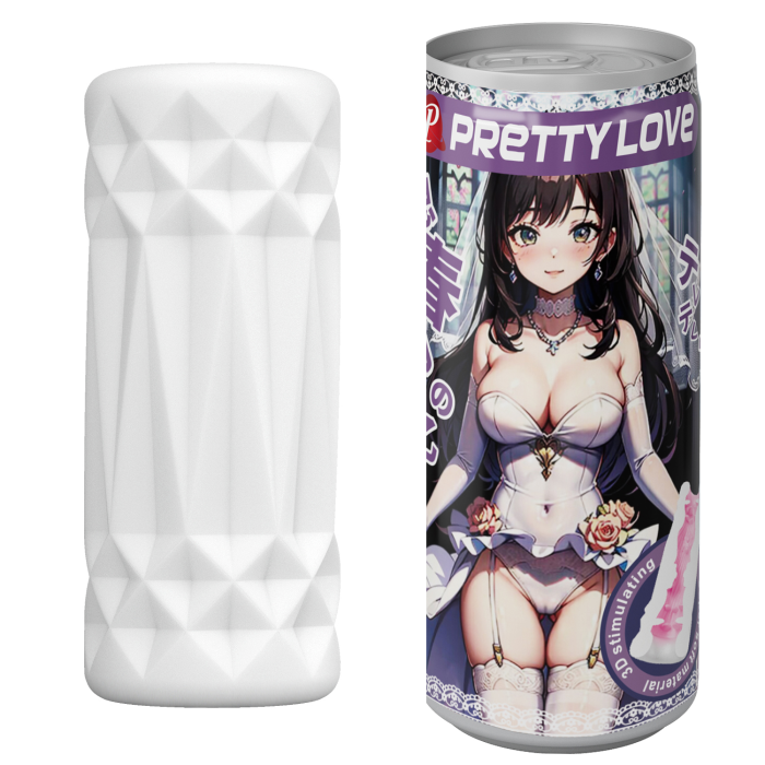 Мастурбатор PRETTY LOVE Pop-Top у вигляді банки, фіолетовий, 9 х 3.5 см