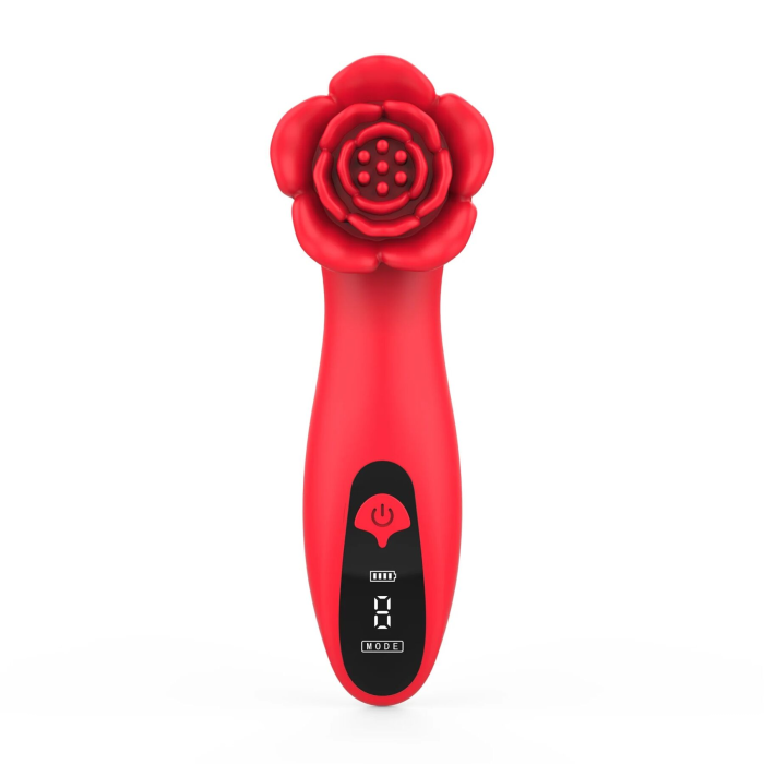 Розкішний вібратор для клітора Loviss Tona Rose Vibrator, у вигляді троянди, 9 режимів