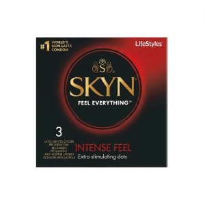 Презерватив SKYN Intense Feel безлатексний (полізопрен), 3 шт.