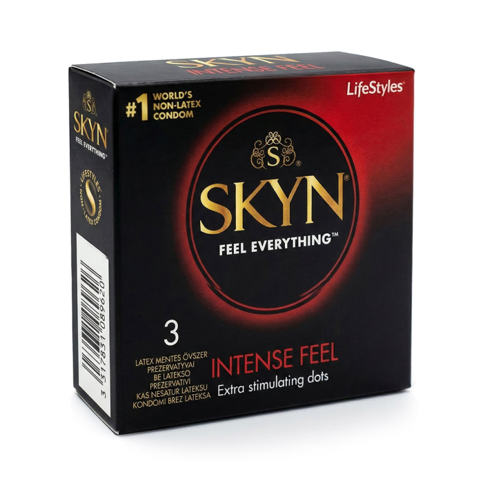 Презерватив SKYN Intense Feel безлатексний (полізопрен), 3 шт.