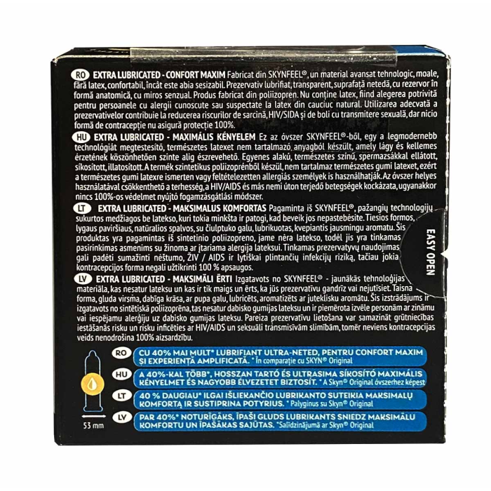 Презерватив SKYN Extra Lube (поліізопрен), 3 шт