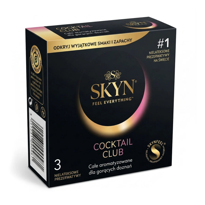 Презервативи SKYN Cocktail безлатексні (поліізопрен), 3 шт.