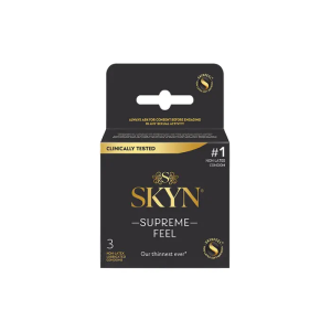 Презервативи Skyn Supreme Feel, безлатексні (поліізопрен), 3 шт