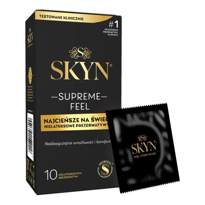 Презервативи Skyn Supreme Feel, безлатексні (поліізопрен), 10 шт