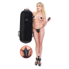Надувний валик-пуф Pipedream Fetish Fantasy Series Inflatable Luv з реалістичним вібратором, чорний